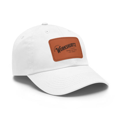 Printify Hats Dad Hat with Leather Patch (Rectangle)