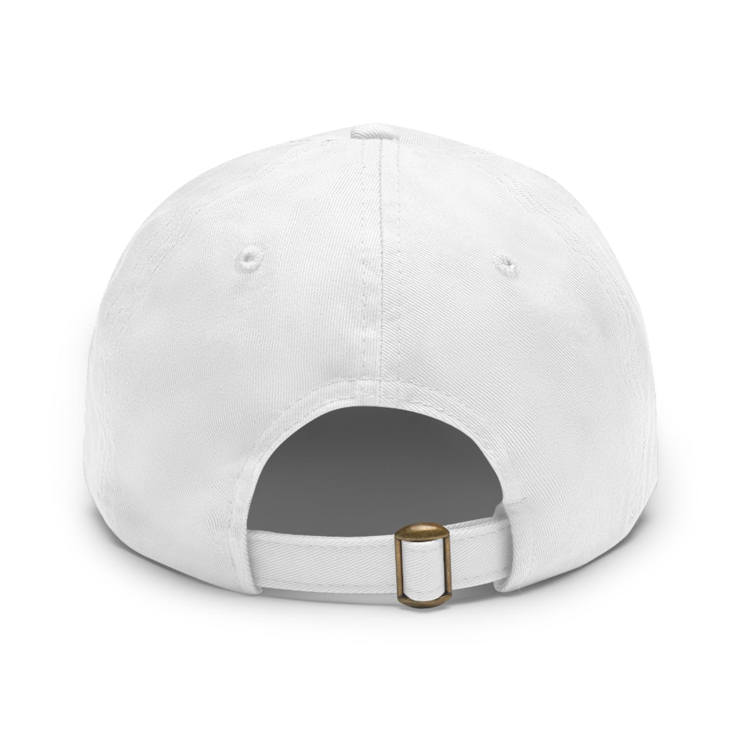 Printify Hats Dad Hat with Leather Patch (Rectangle)