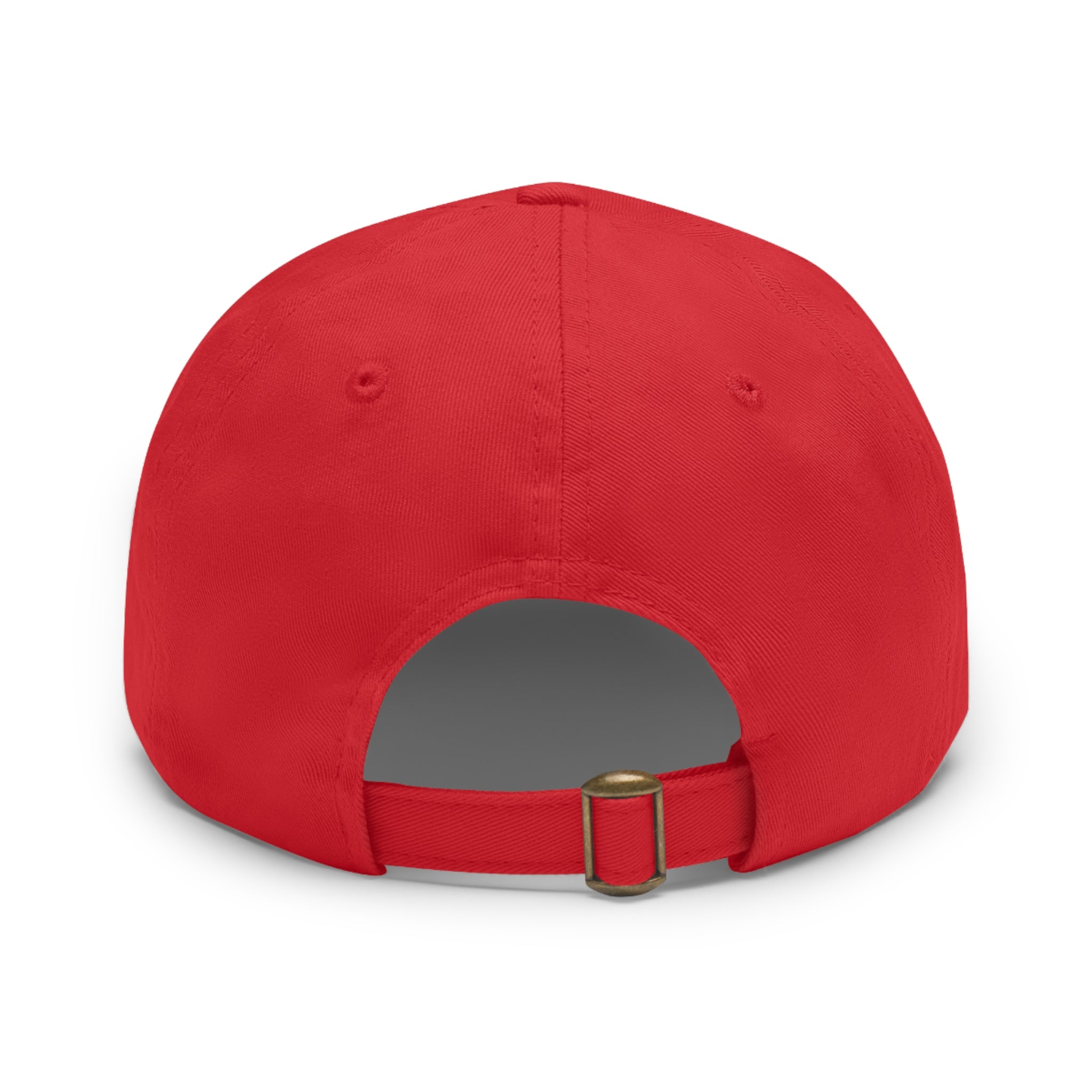 Printify Hats Dad Hat with Leather Patch (Rectangle)