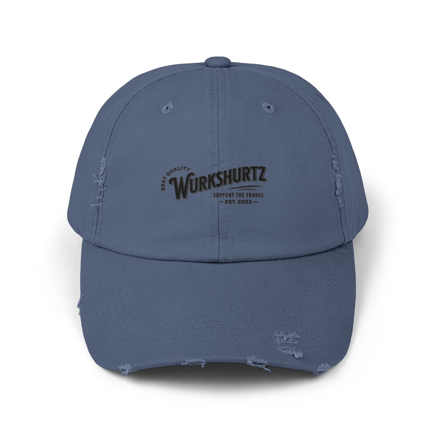 Printify Hats Scotland Blue / One size WurkShurtz Distressed Ball Cap