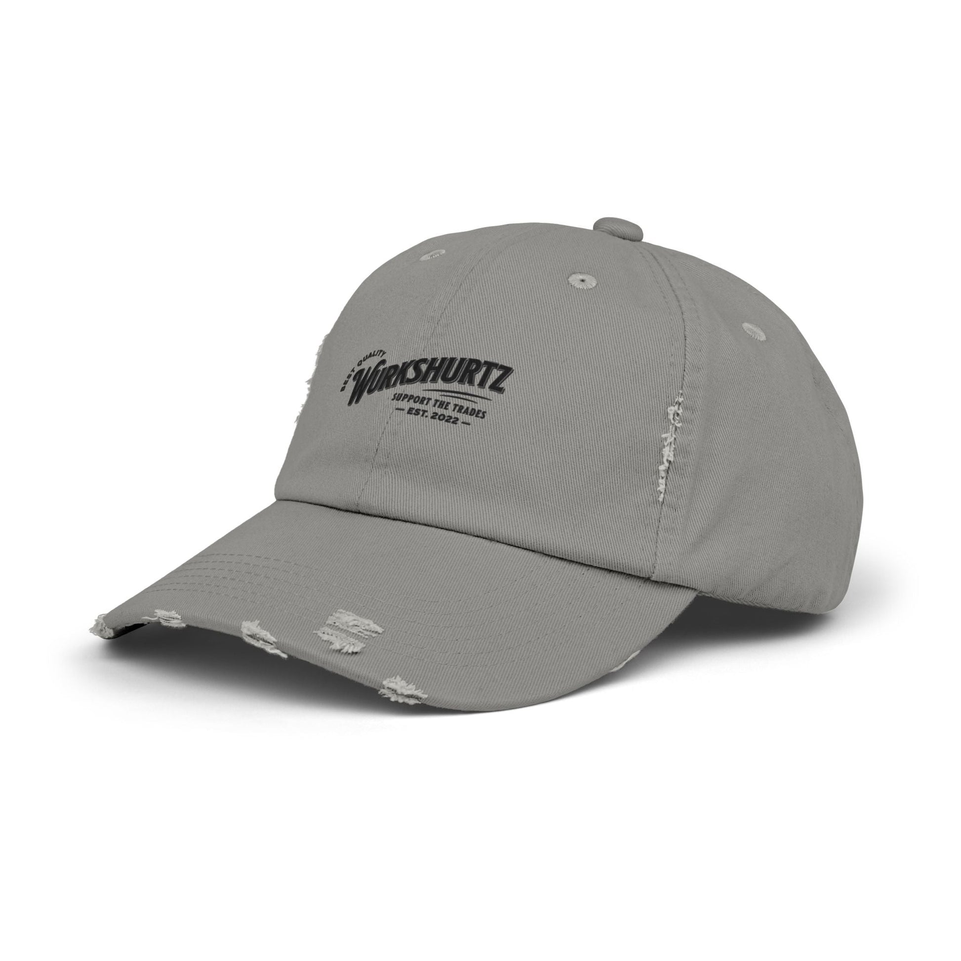 Printify Hats WurkShurtz Distressed Ball Cap