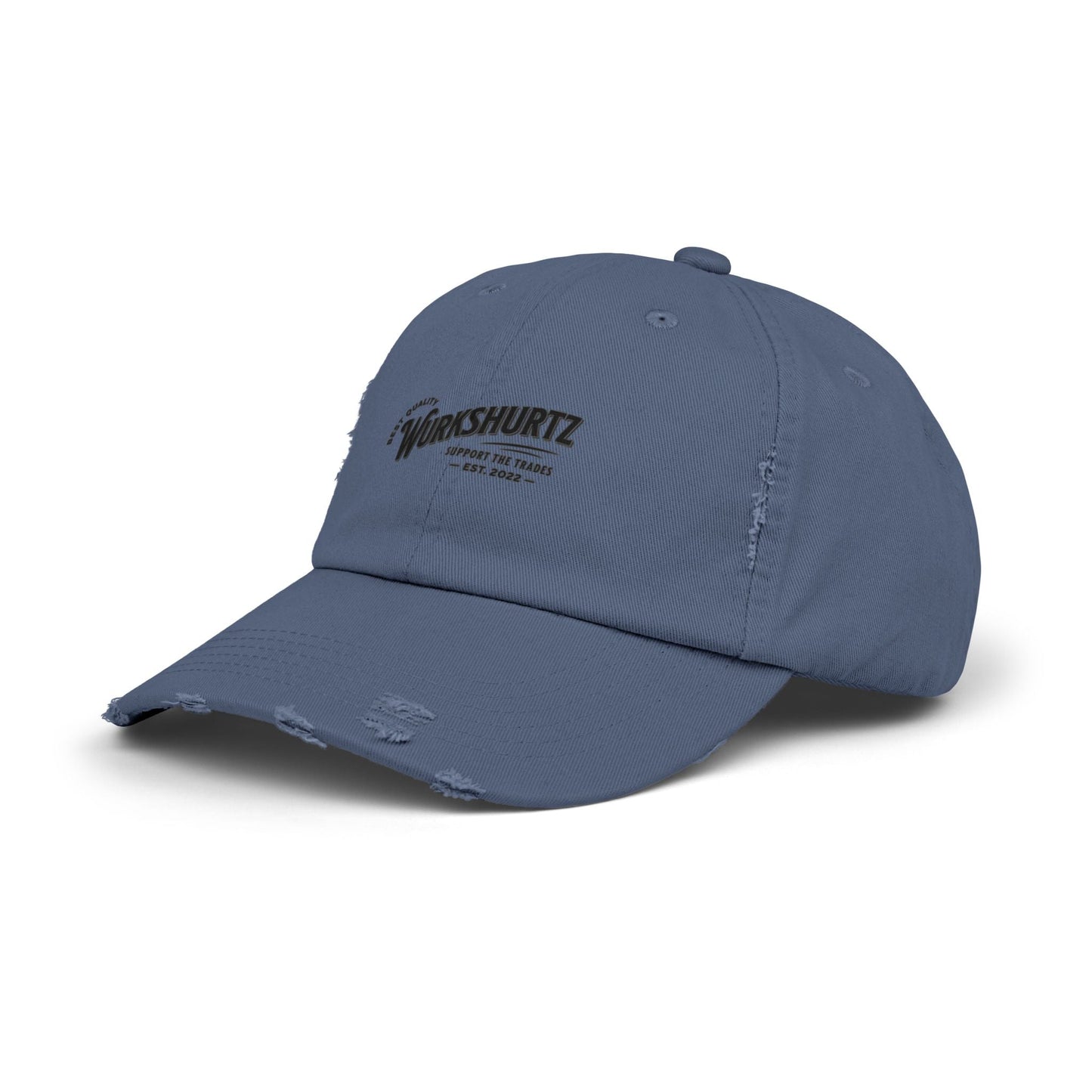 Printify Hats WurkShurtz Distressed Ball Cap