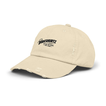 Printify Hats WurkShurtz Distressed Ball Cap