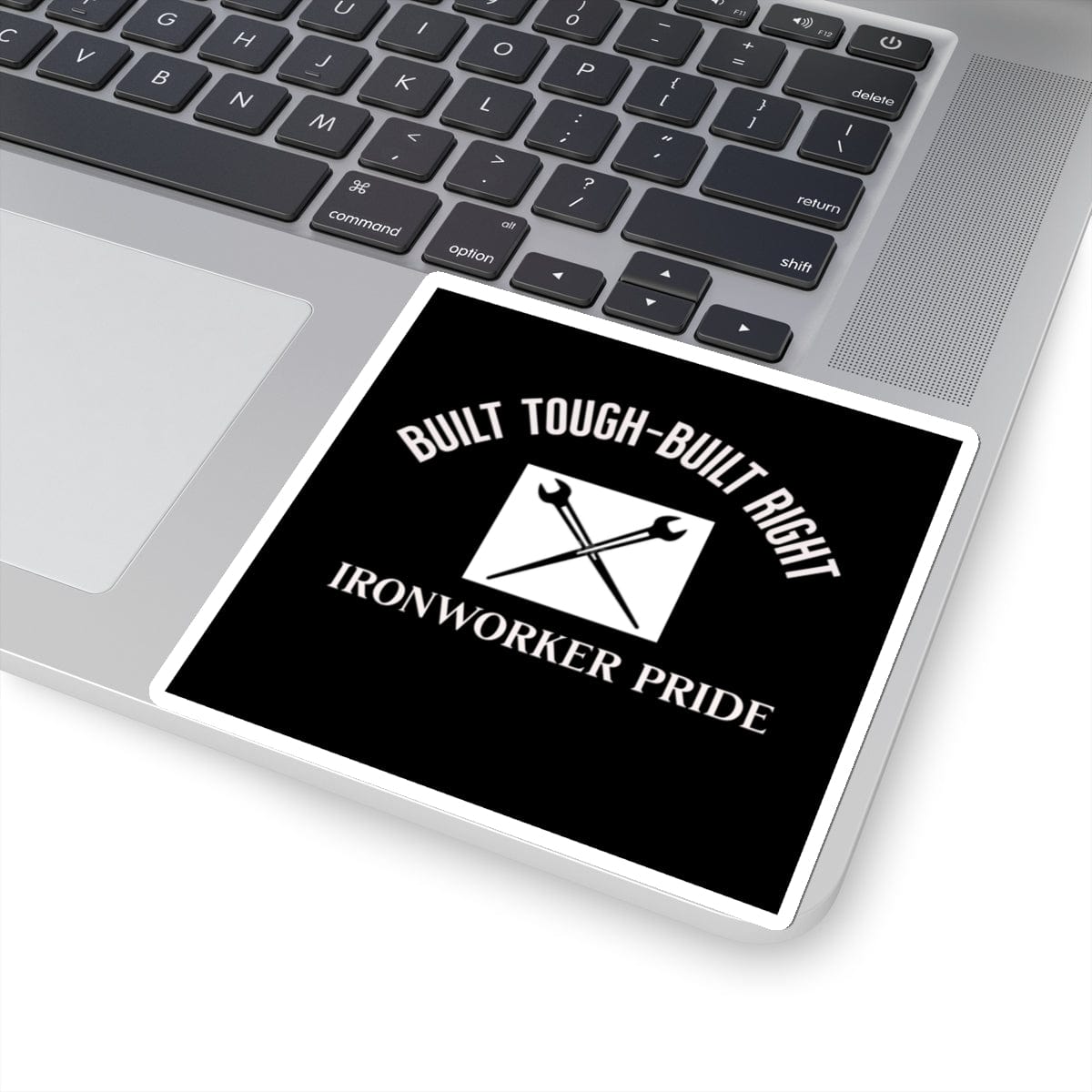 Printify Paper products Built Tough-Built Right Vinyl Sticker