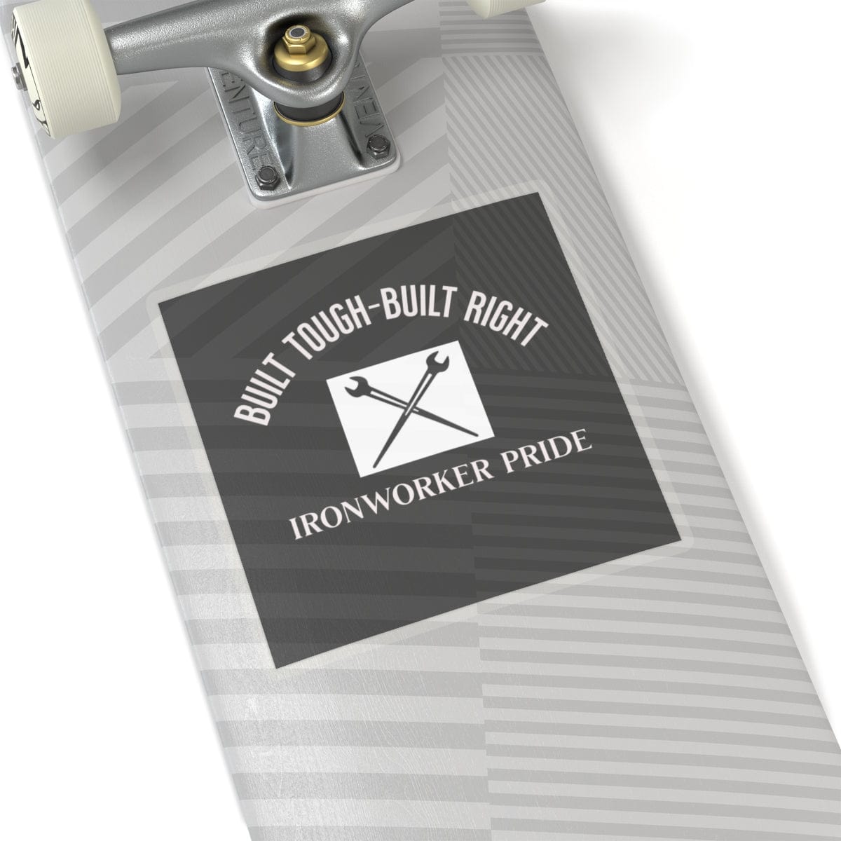 Printify Paper products Built Tough-Built Right Vinyl Sticker