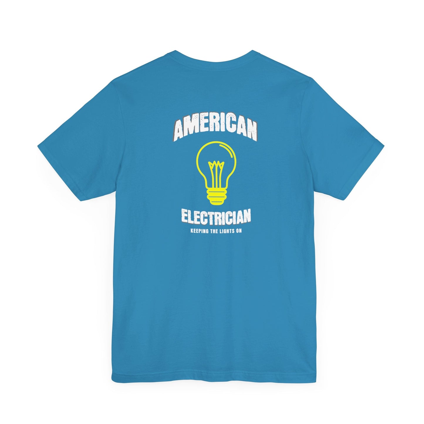 Printify T-Shirt Aqua / S American Electrician T-shirt