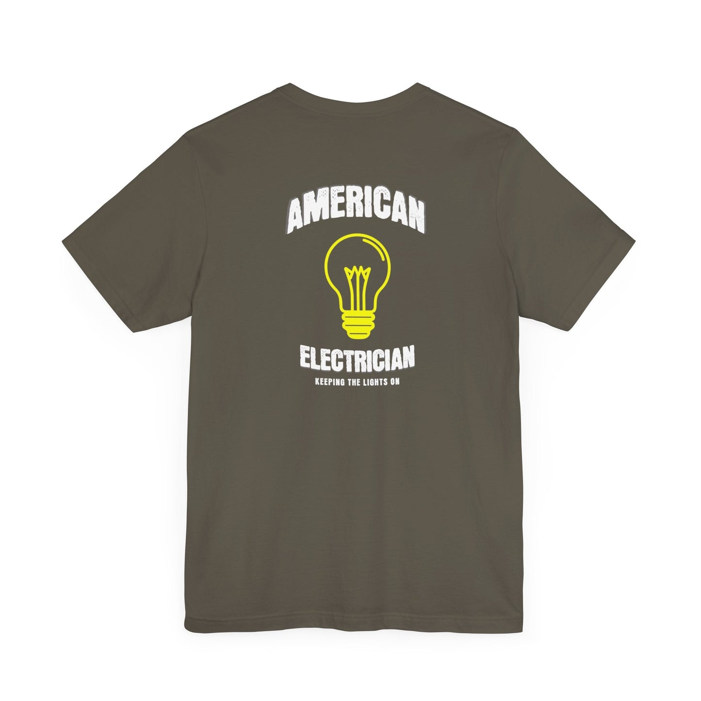 Printify T-Shirt Army / S American Electrician T-shirt