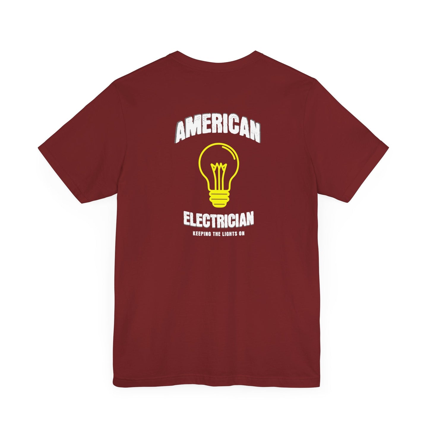 Printify T-Shirt Cardinal / S American Electrician T-shirt