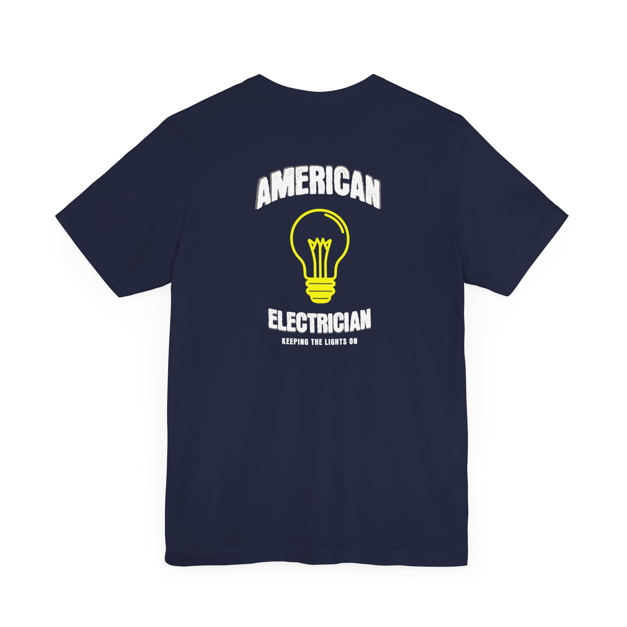 Printify T-Shirt Navy / S American Electrician T-shirt