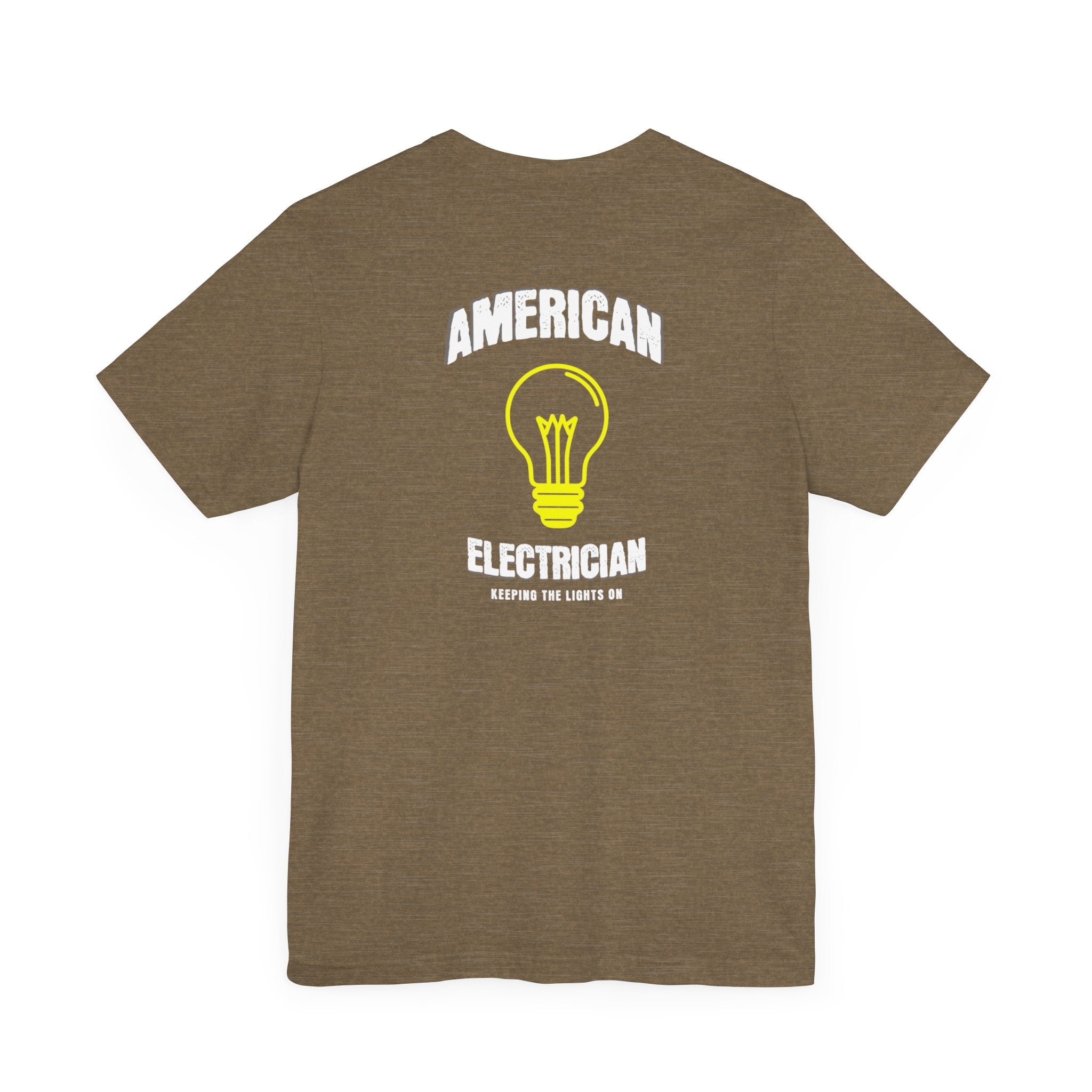 Printify T-Shirt Heather Olive / S American Electrician T-shirt