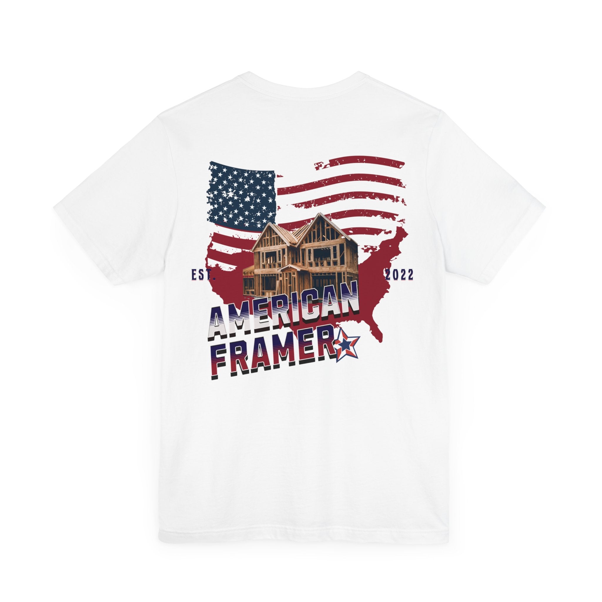 Printify T-Shirt White / S American Framer