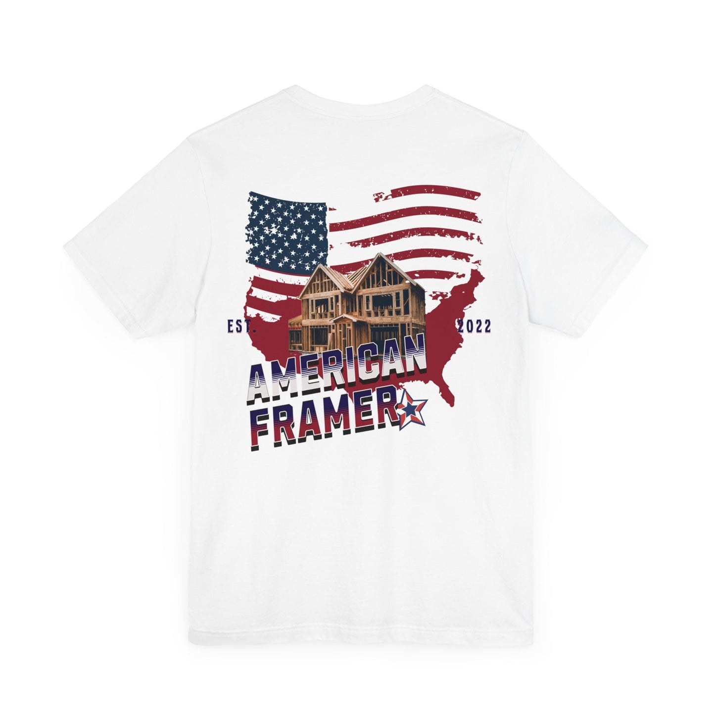 Printify T-Shirt White / S American Framer