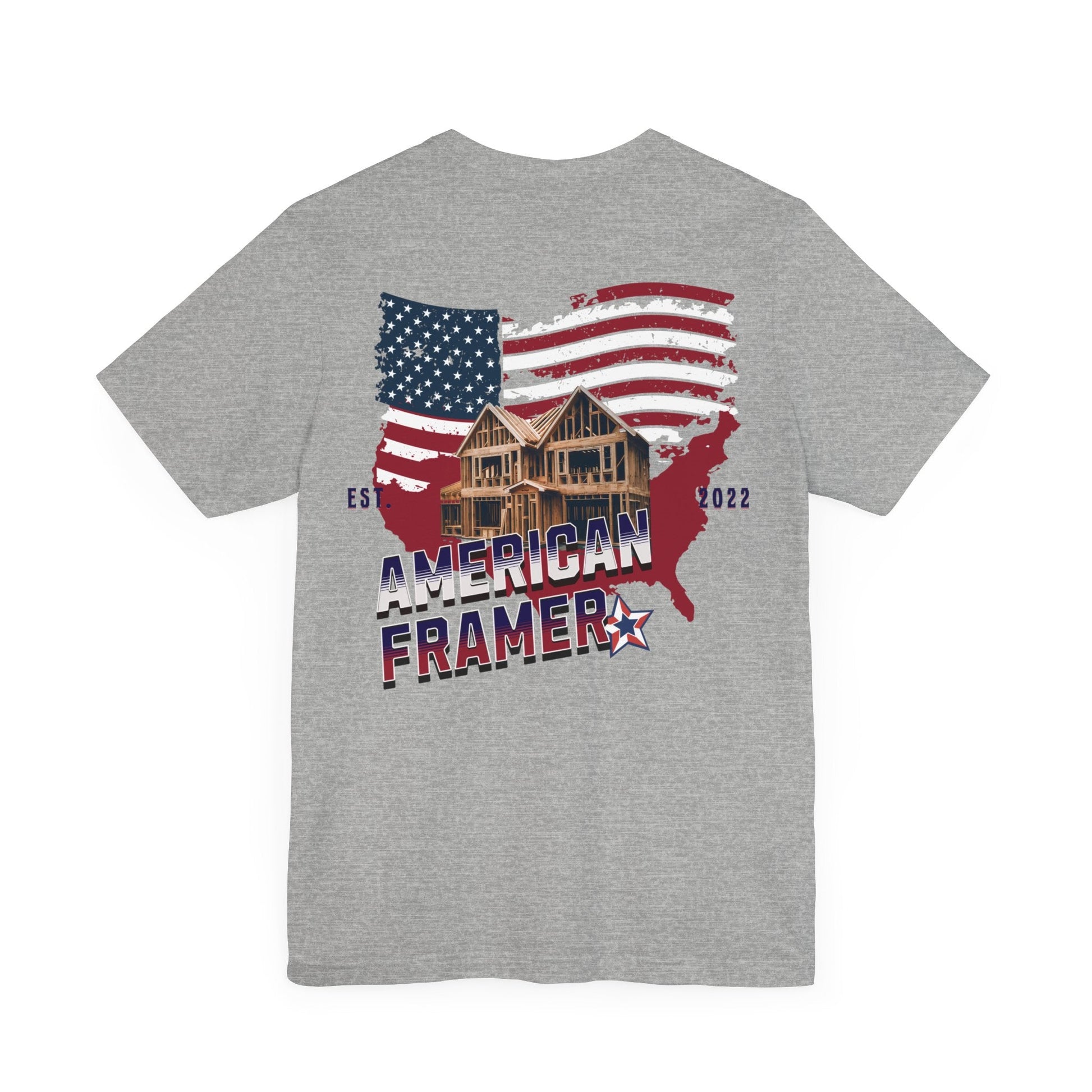 Printify T-Shirt Athletic Heather / S American Framer