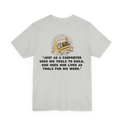 Printify T-Shirt Silver / S Carpenter Tool Box