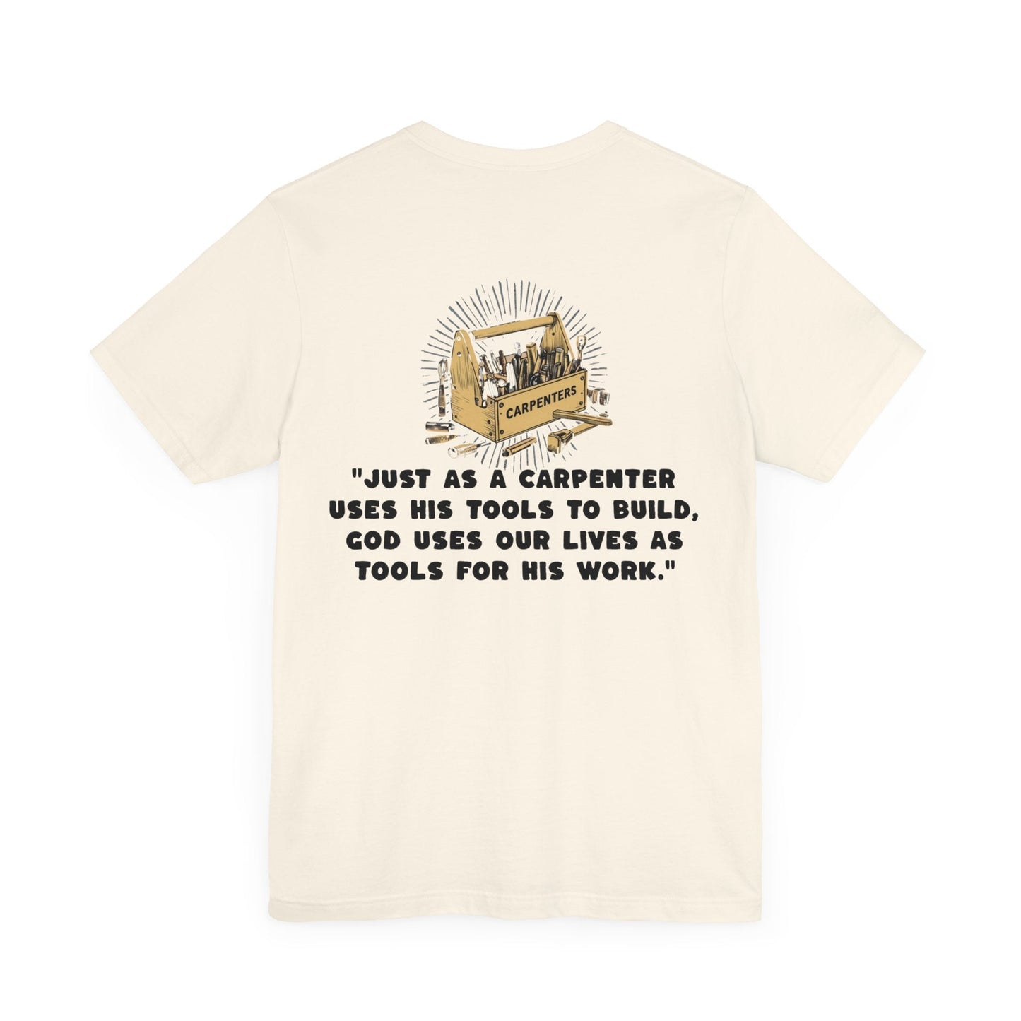 Printify T-Shirt Natural / S Carpenter Tool Box