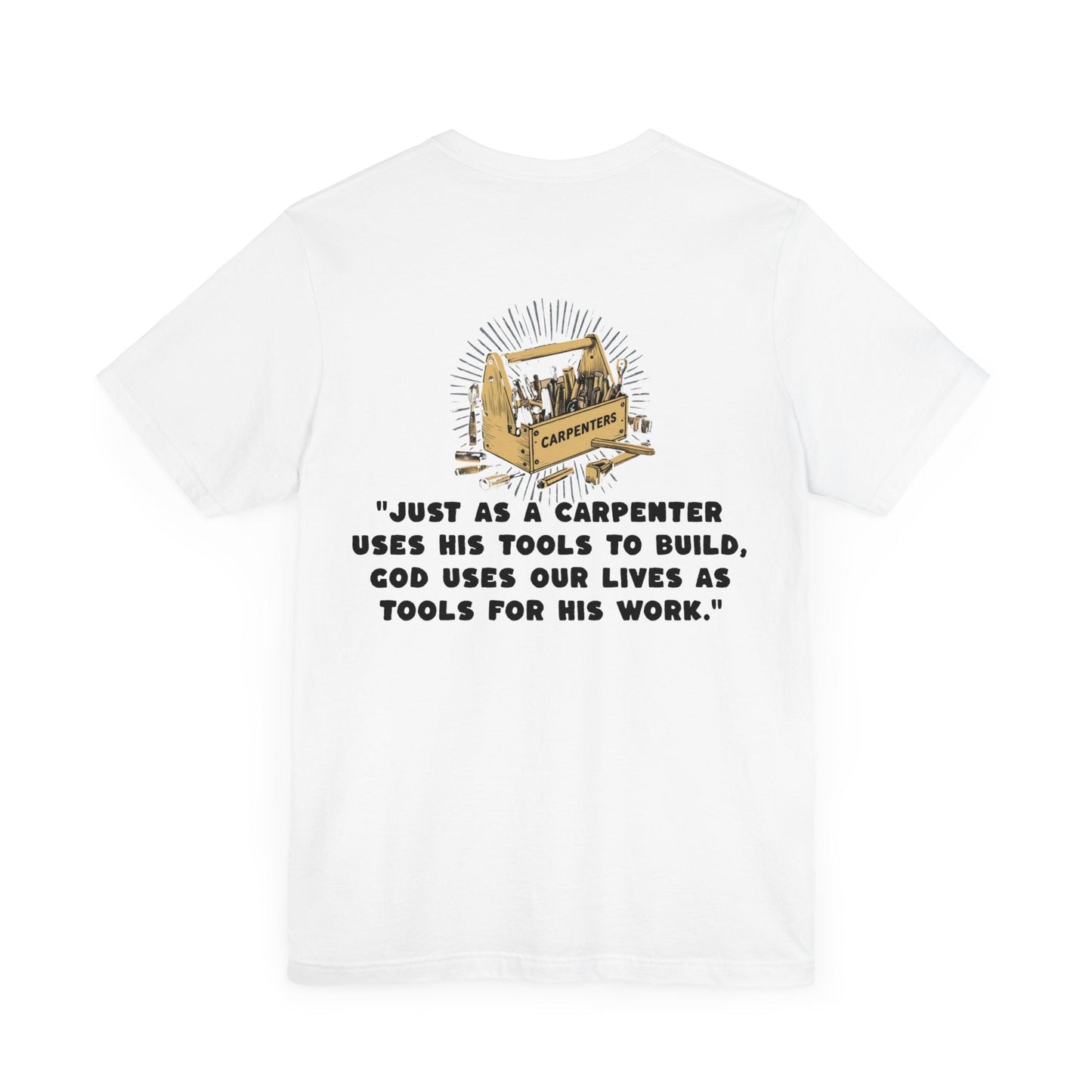 Printify T-Shirt White / S Carpenter Tool Box