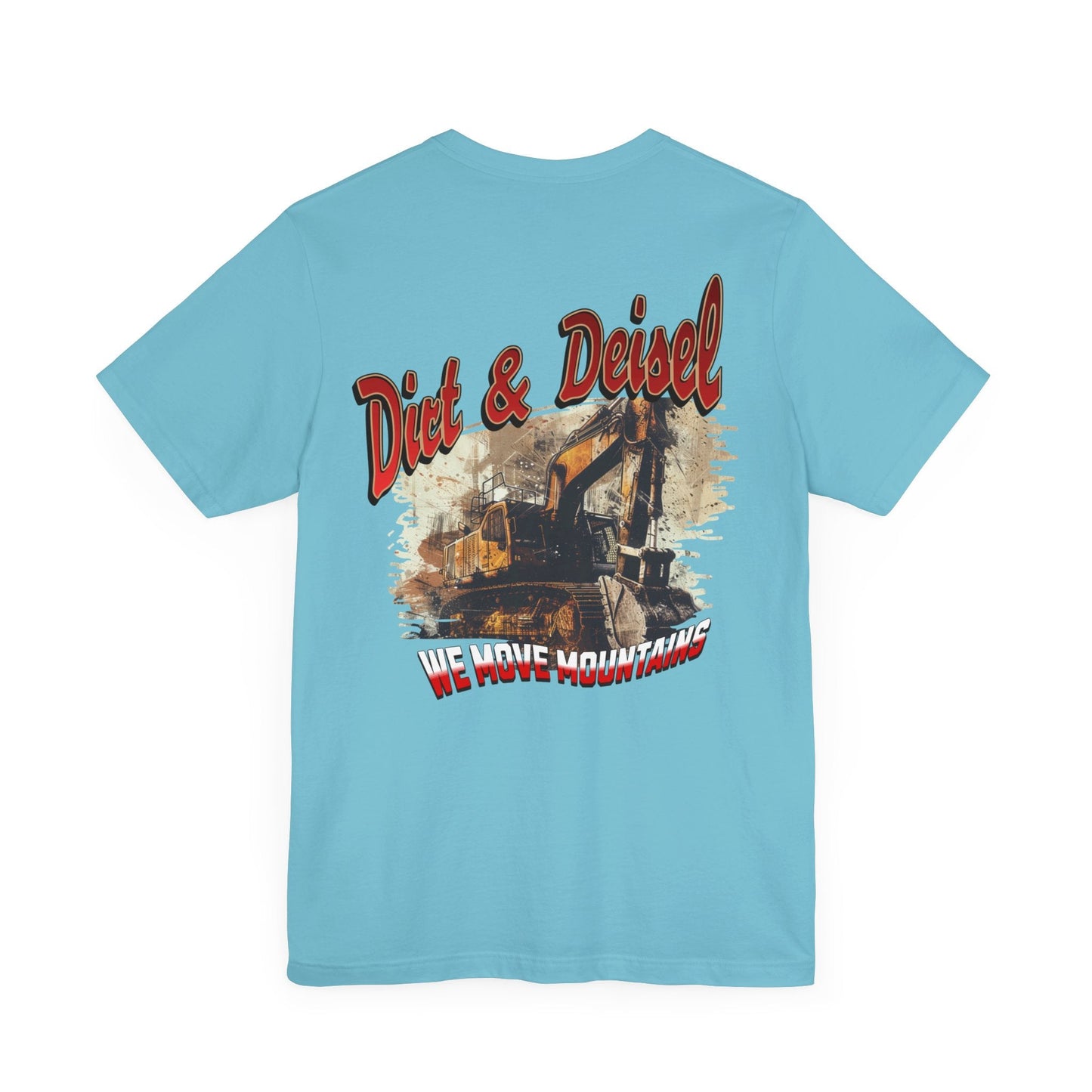 Printify T-Shirt Turquoise / S Dirt & Deisel T-shirt