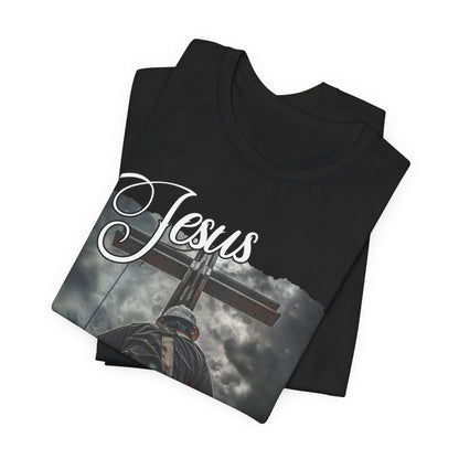 Printify T-Shirt From the Ground Up - God Guides Our Hands Ironworker Tee