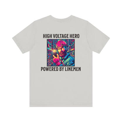 Printify T-Shirt High Voltage Hero T-shirt