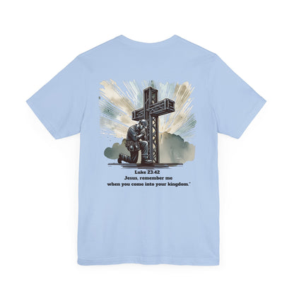 Printify T-Shirt Baby Blue / S Ironworker Prayers