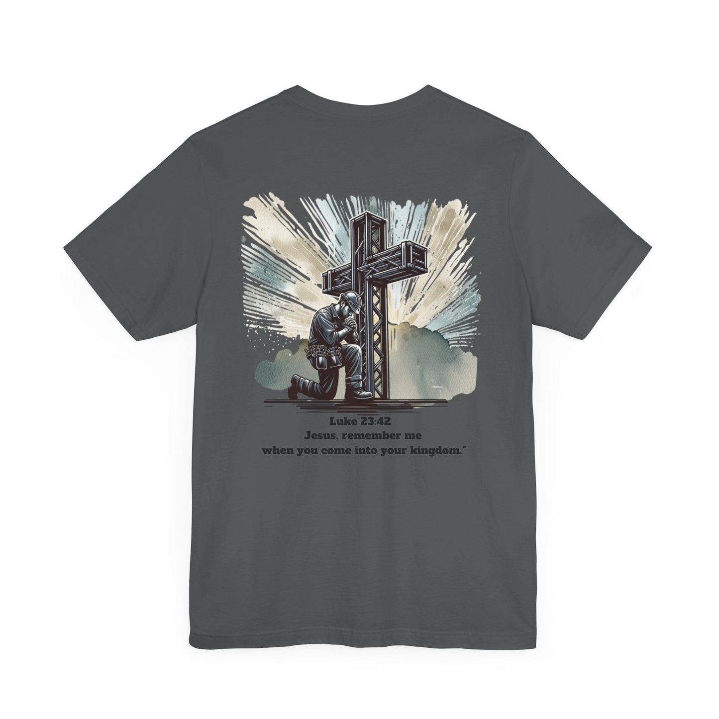 Printify T-Shirt Asphalt / S Ironworker Prayers