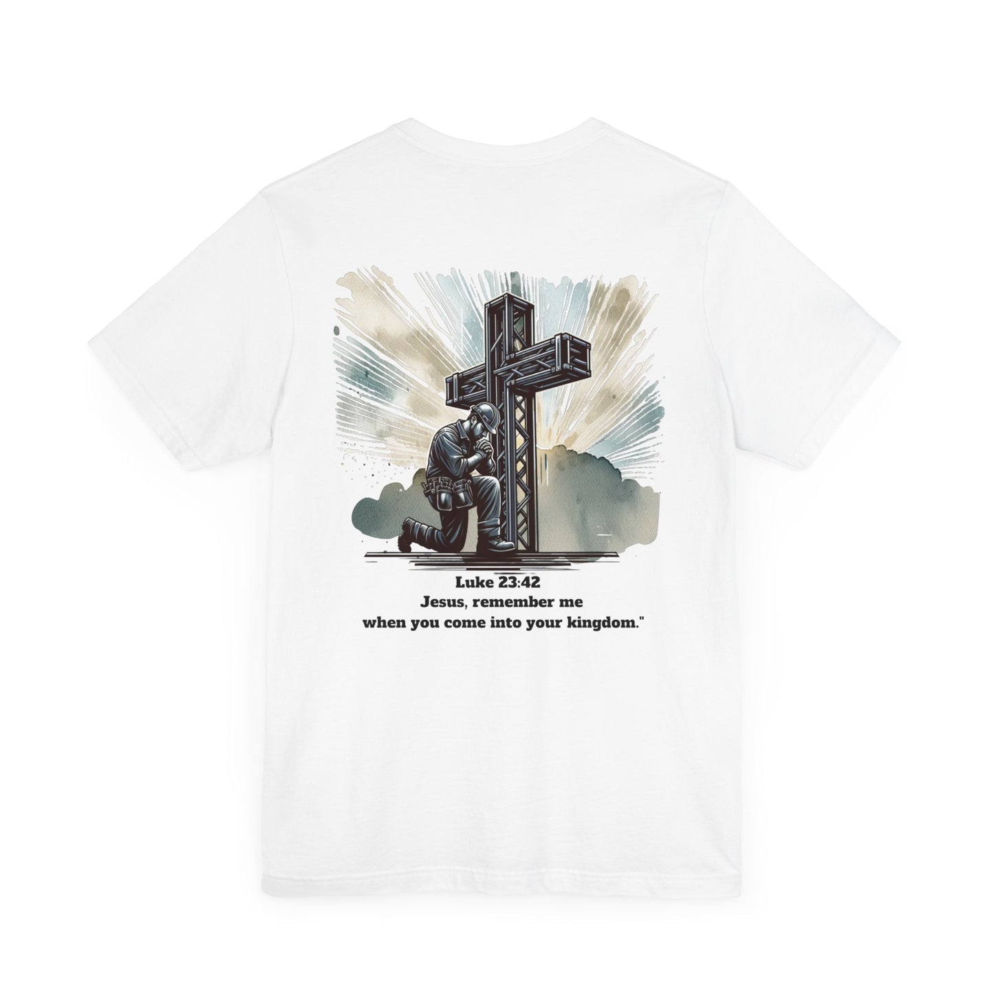 Printify T-Shirt White / S Ironworker Prayers