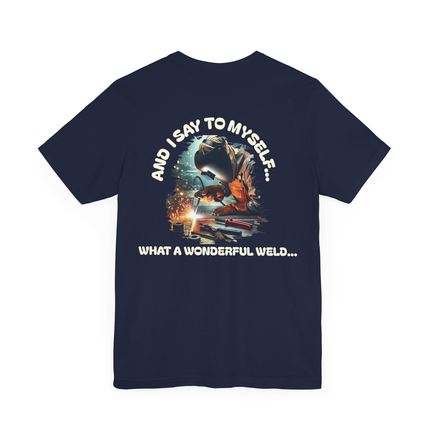 Printify T-Shirt Navy / S The Welder